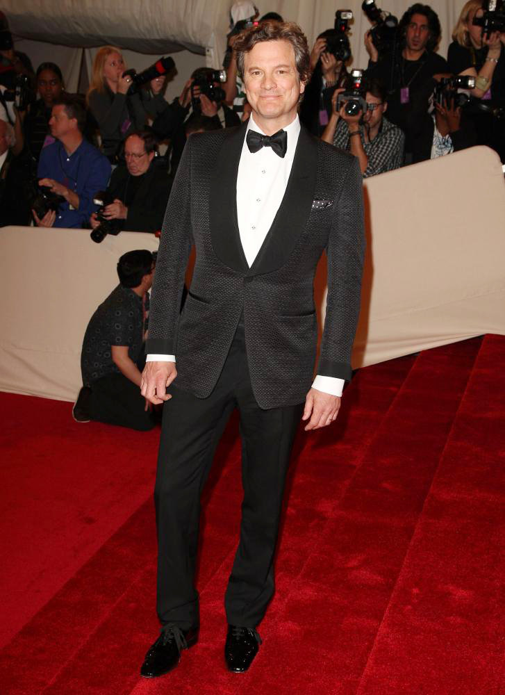 Colin Firth;<br>Alexander McQueen: Savage Beauty Costume Institute Gala