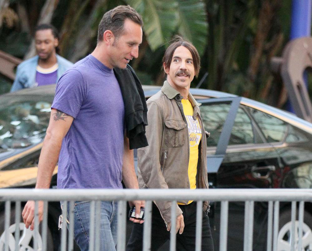 Anthony Kiedis;<br>Celebrities Arrive at The Staples Center for Game 1 of The NBA Western Conference Semi-Finals