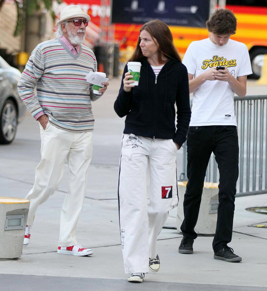 Lou Adler;<br>Celebrities Arrive at The Staples Center for Game 1 of The NBA Western Conference Semi-Finals