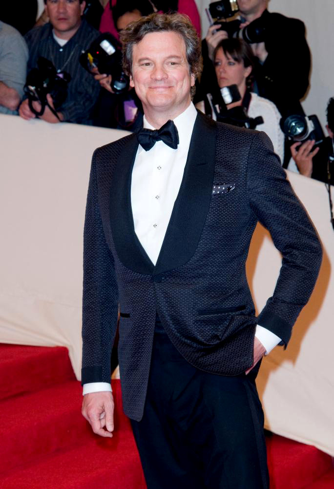 Colin Firth;<br>Alexander McQueen: Savage Beauty Costume Institute Gala