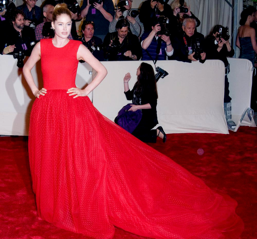 Doutzen Kroes;<br>Alexander McQueen: Savage Beauty Costume Institute Gala