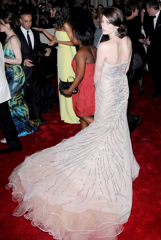 Ashley Greene;<br>Alexander McQueen: Savage Beauty Costume Institute Gala