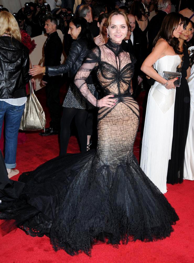 Christina Ricci;<br>Alexander McQueen: Savage Beauty Costume Institute Gala