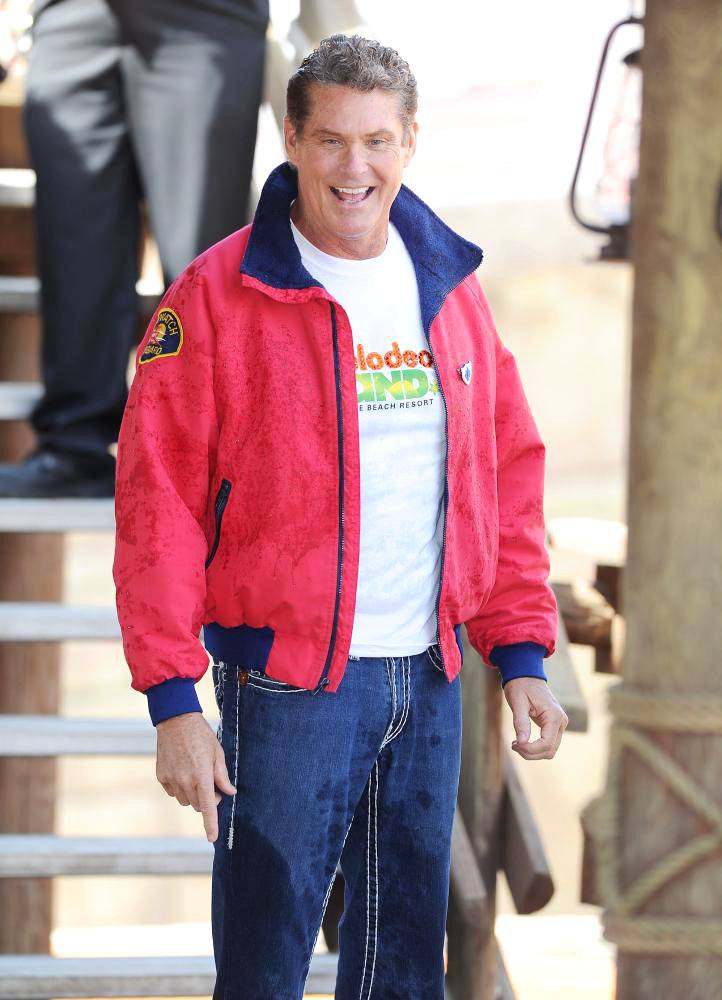 David Hasselhoff;<br>The Launch of Nickelodeon Land at Blackpool Pleasure Beach