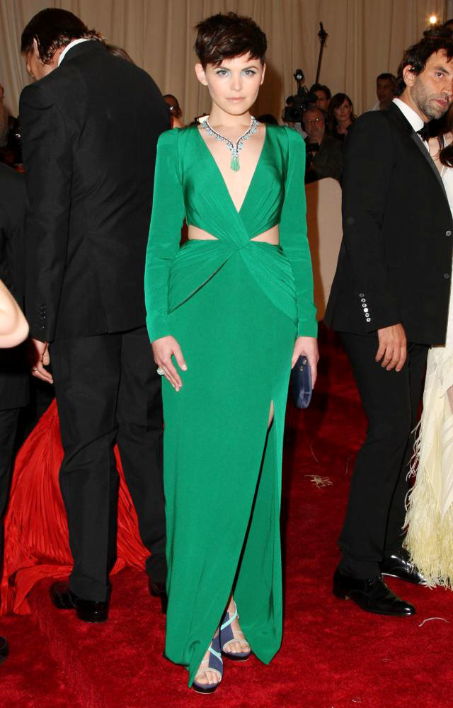 Ginnifer Goodwin;<br>Alexander McQueen: Savage Beauty Costume Institute Gala