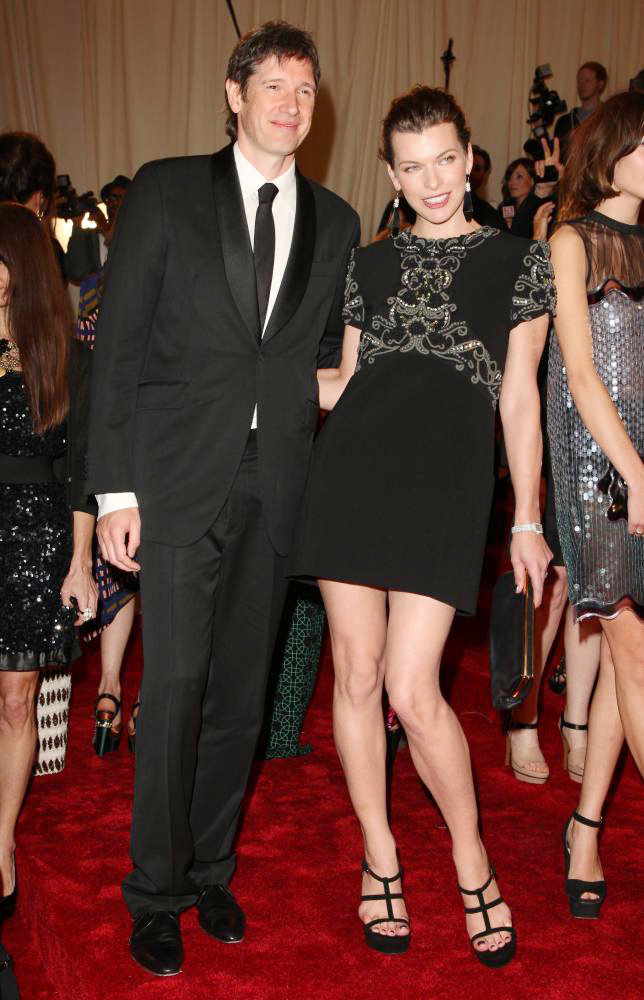Paul W.S. Anderson;Milla Jovovich;<br>Alexander McQueen: Savage Beauty Costume Institute Gala