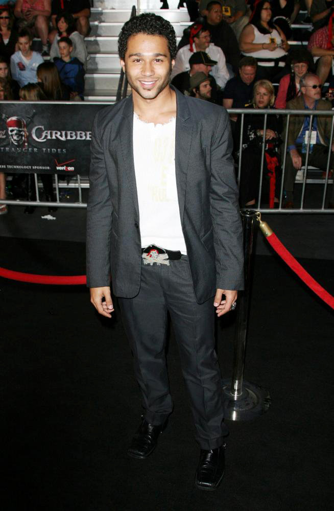 Corbin Bleu;<br>'Pirates of the Caribbean: On Stranger Tides' World Premiere