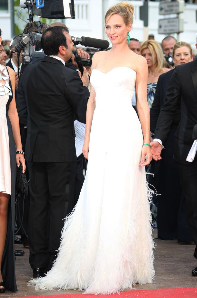 Uma Thurman;<br>2011 Cannes International Film Festival - Day 1 Opening Ceremony and Midnight in Paris Premiere