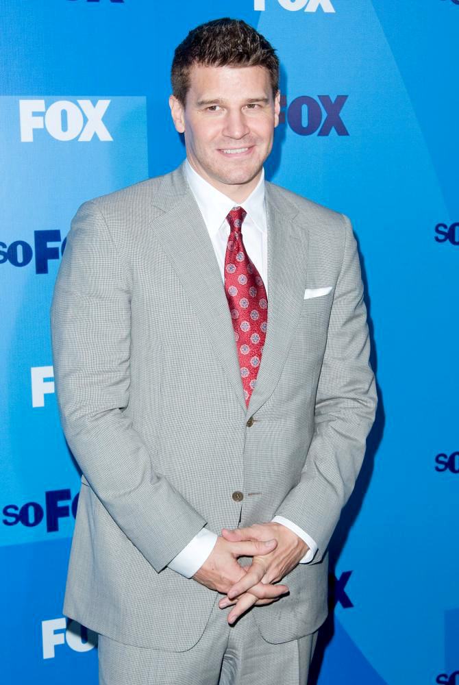 David Boreanaz;<br>2011 FOX Upfront Presentation - Arrivals