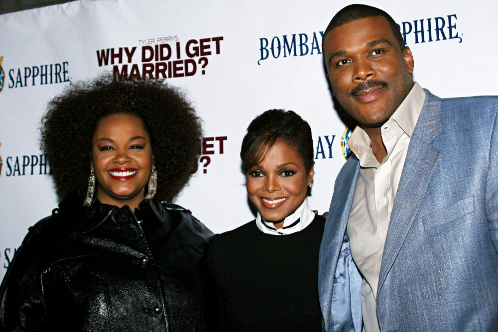 Jill Scott;Janet Jackson;Tyler Perry;<br>New York Premiere of 'Why Did I Get Married'