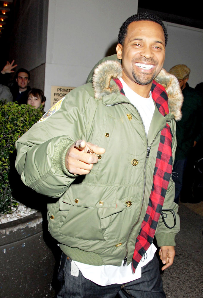 Mike Epps;<br>Mike Epps outside MTV TRL Studios in Times Square
