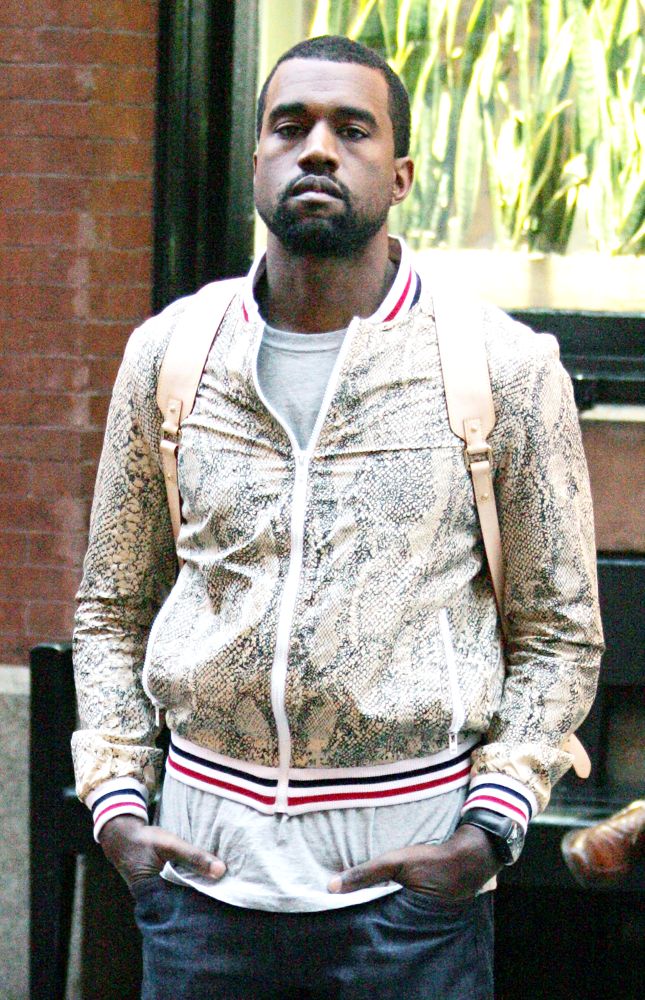 Kanye West Picture 57 - Kanye West Out and About with Friends Wearing A Louis Vuitton Backpack