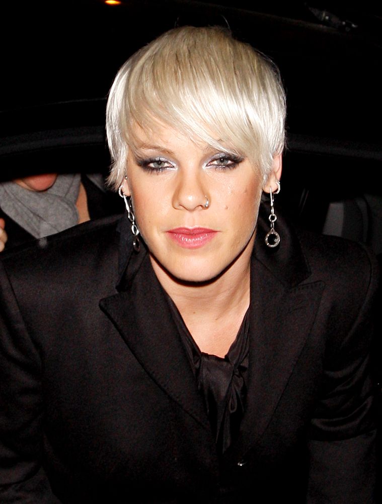 Pink;<br>Pink Arriving Back at Her Hotel