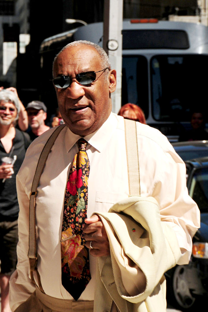 Bill Cosby;<br>Bill Cosby outside the Ed Sullivan Theater for the 'Late Show With David Letterman'