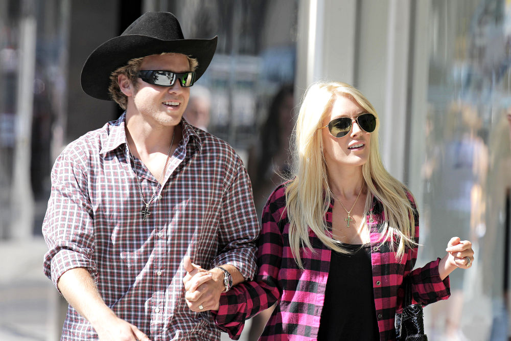 Spencer Pratt;Heidi Montag;<br>Heidi Montag and Spencer Pratt filming a scene for 'The Hills'