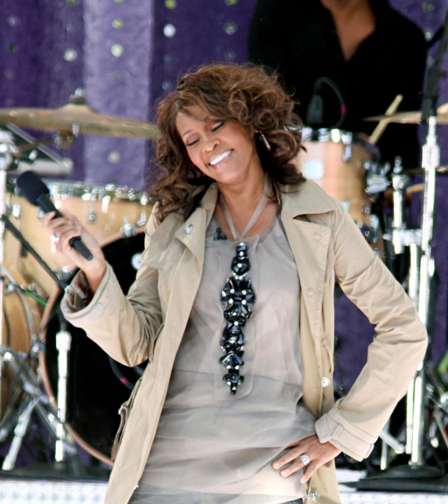 Whitney Houston;<br>Whitney Houston performing live on 'Good Morning America's Summer Concert Series'