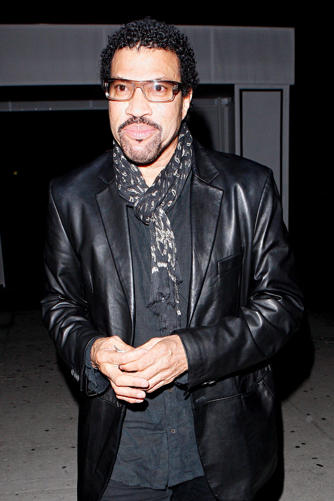 Lionel Richie;<br>Lionel Richie leaving Philippe Chow Restaurant
