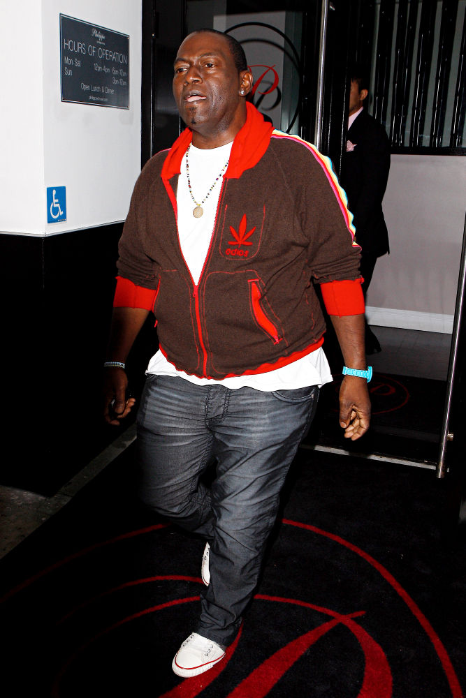 Randy Jackson;<br>Randy Jackson leaving Philippe Chow Restaurant in West Hollywood