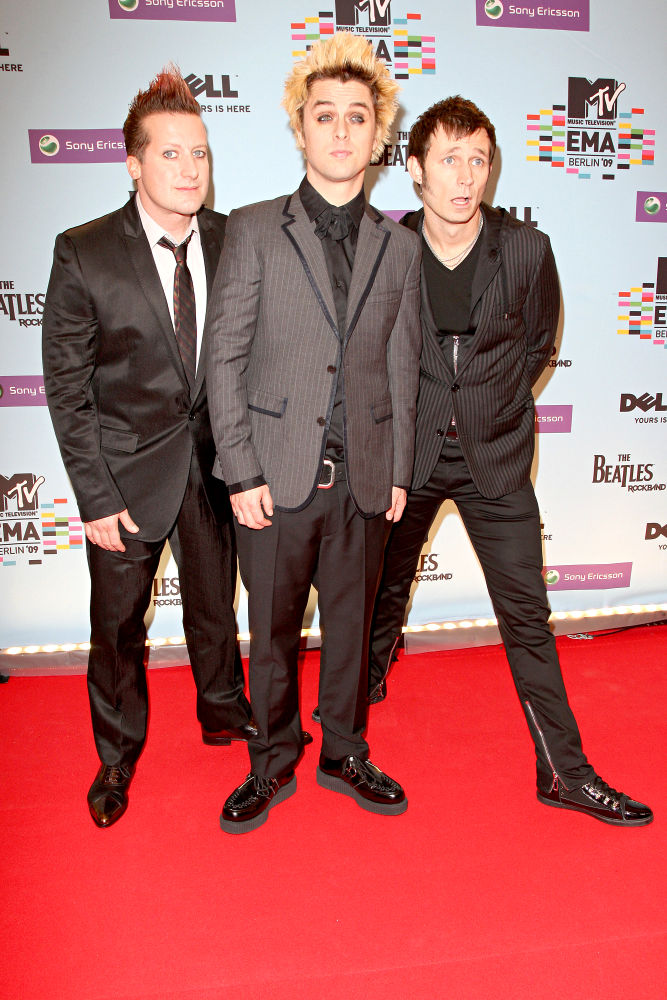 Green Day;<br>The 2009 MTV European Music Awards (EMAs) - Arrivals