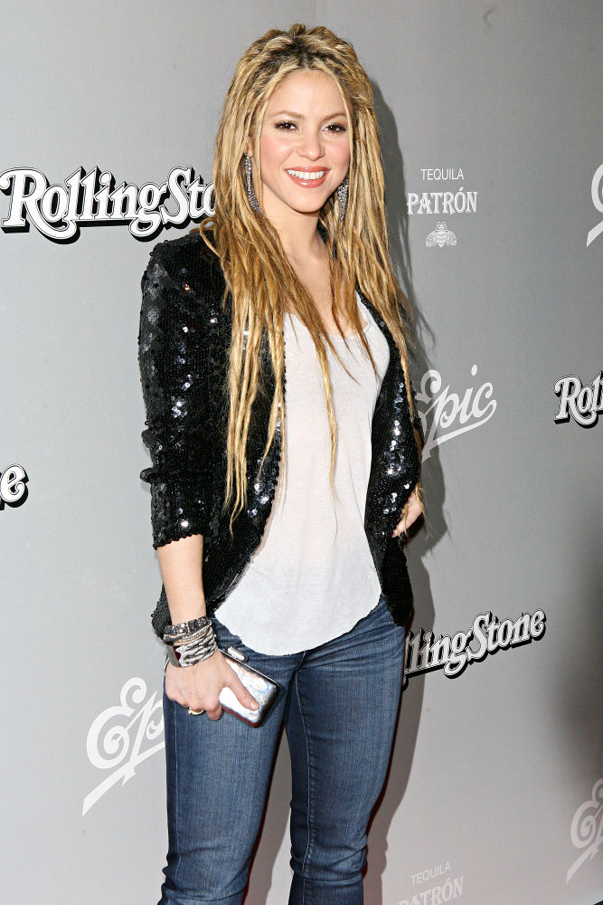 Shakira;<br>Shakira attends a party at the Bowery Hotel to launch her new album 
