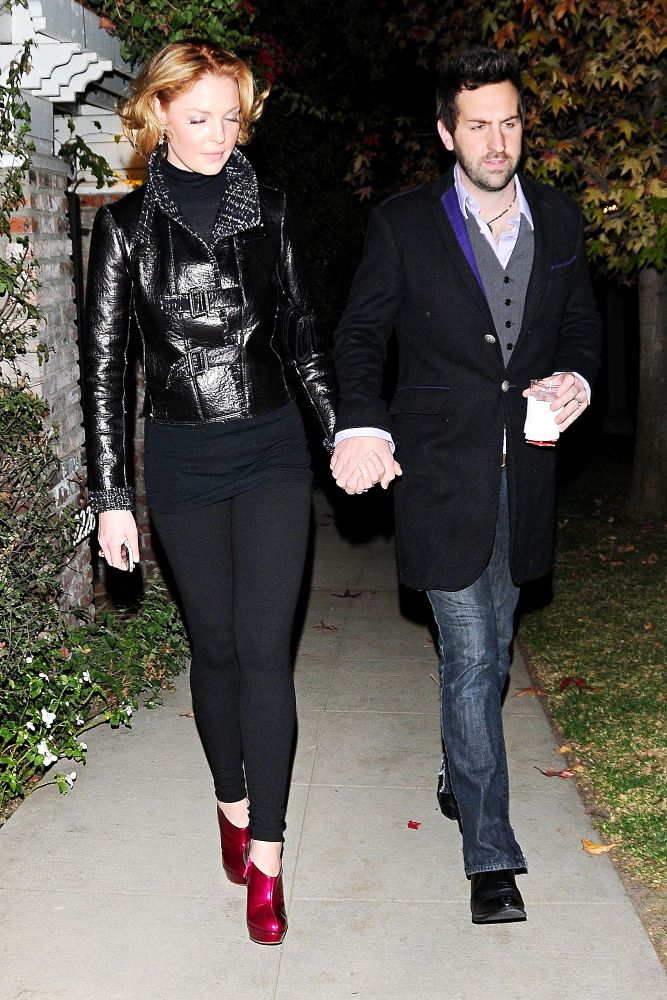 Katherine Heigl;Josh Kelley;<br>Katherine Heigl and Josh Kelley leaving their house for a night out