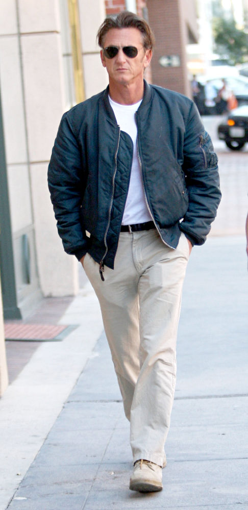 Sean Penn;<br>Sean Penn Arriving at A Medical Centre in Beverly Hills with His Assistant