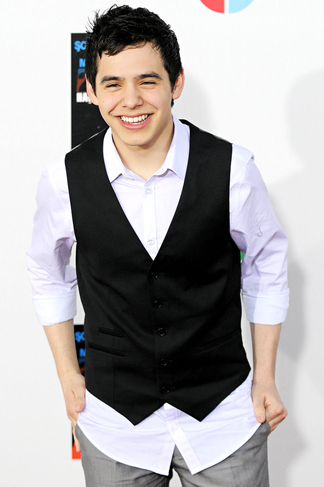 David Archuleta;<br>Latin artists appear to record 'Somos to El Mundo' the Spanish version of 'We are the World'