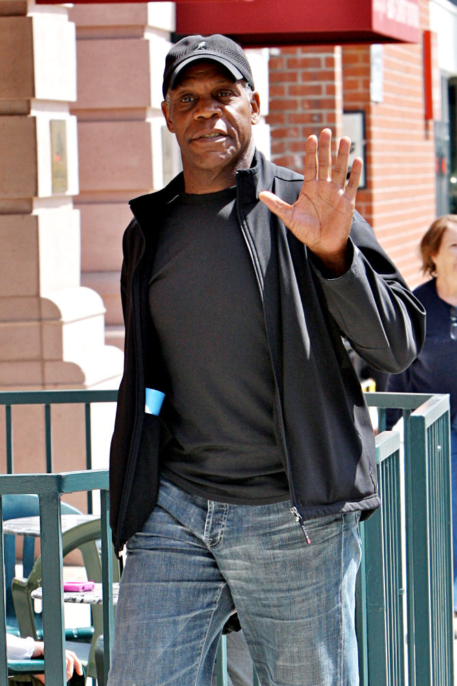 Danny Glover;<br>Danny Glover departs a medical building in Beverly Hills