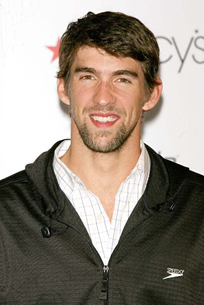 Michael Phelps;<br>Michael Phelps Visits Macy's Herald Square