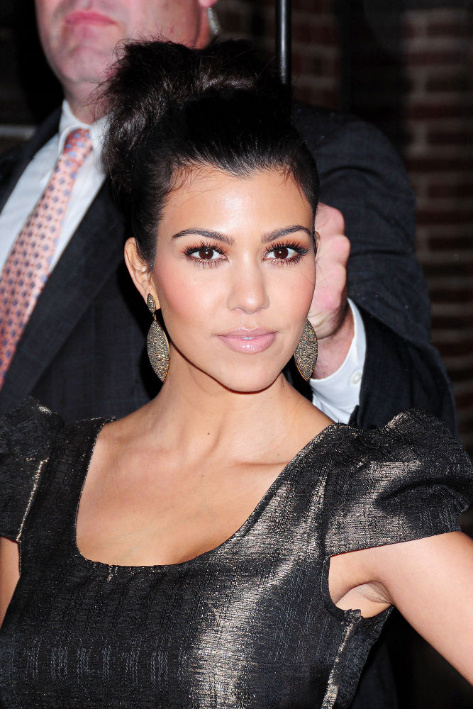 Kourtney Kardashian;<br>Celebrities at The Ed Sullivan Theater for The 'Late Show With David Letterman'