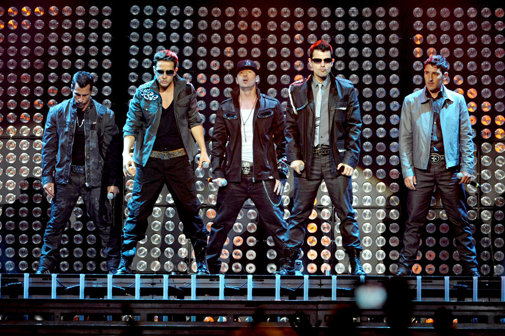 New Kids On The Block;<br>New Kids On The Block Performing Live on Stage During Their Casi-No Tour 2010
