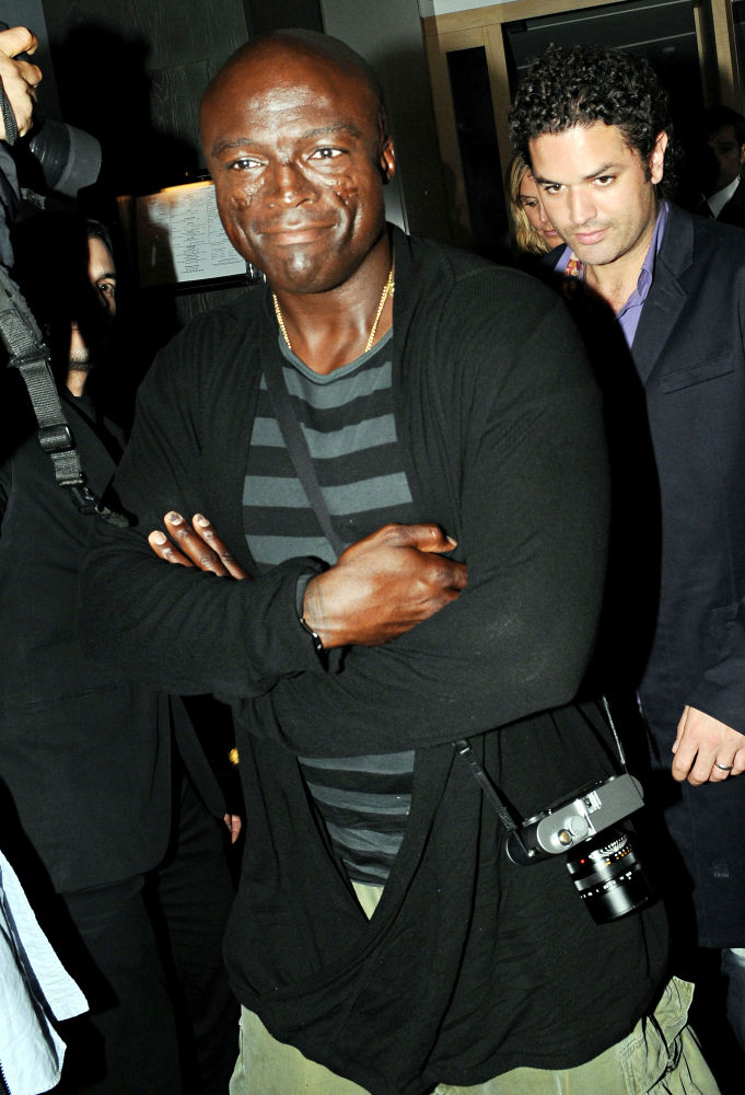 Seal;<br>Seal and Heidi Klum leaving Nobu Berkeley restaurant after having dinner