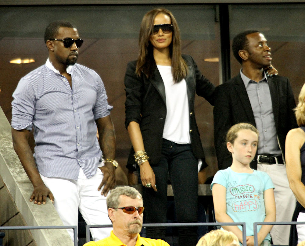 Kanye West;Selita Ebanks;<br>Day 3 of The 2010 U.S. Open