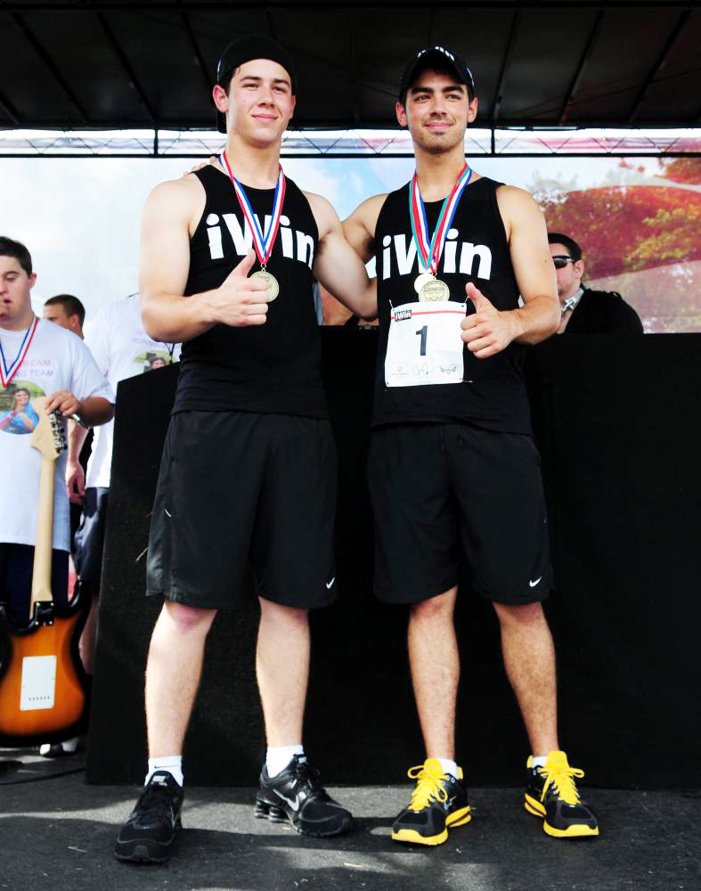 Nick Jonas;Joe Jonas;Jonas Brothers;<br>iWin 5K Fun Run/Walk Benefiting Special Olympics Florida
