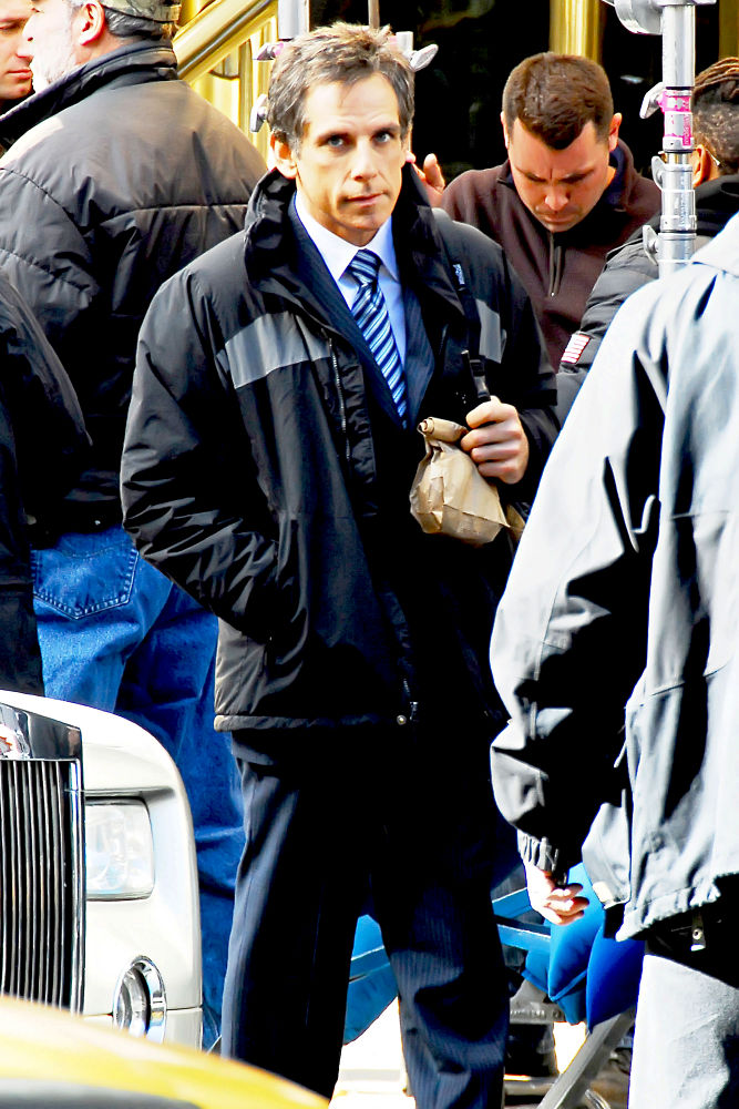 Ben Stiller;<br>Celebrities Filming on The Set of 'Tower Heist'