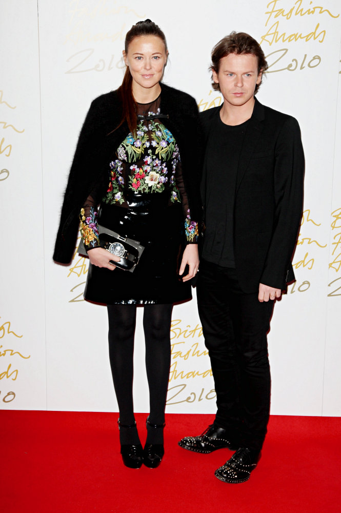 Tammy Kane;Christopher Kane;<br>The British Fashion Awards 2010 - Arrivals