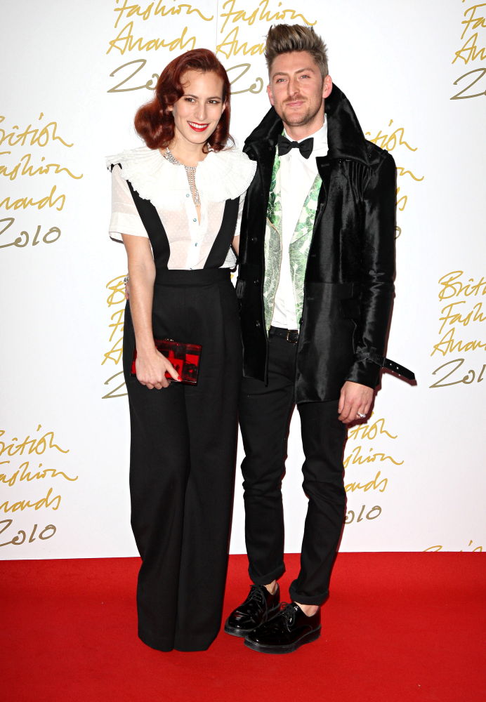 Charlotte Olympia;Henry Holland;<br>The British Fashion Awards 2010 - Arrivals