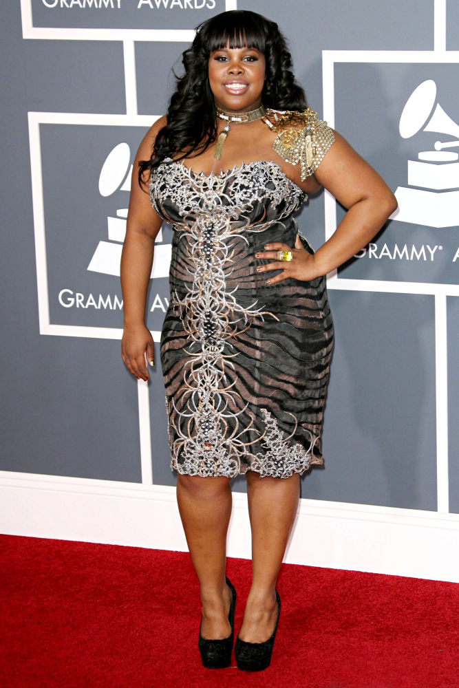 Amber Riley;<br>The 53rd Annual GRAMMY Awards - Red Carpet Arrivals