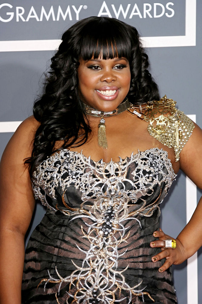 Amber Riley;<br>The 53rd Annual GRAMMY Awards - Red Carpet Arrivals