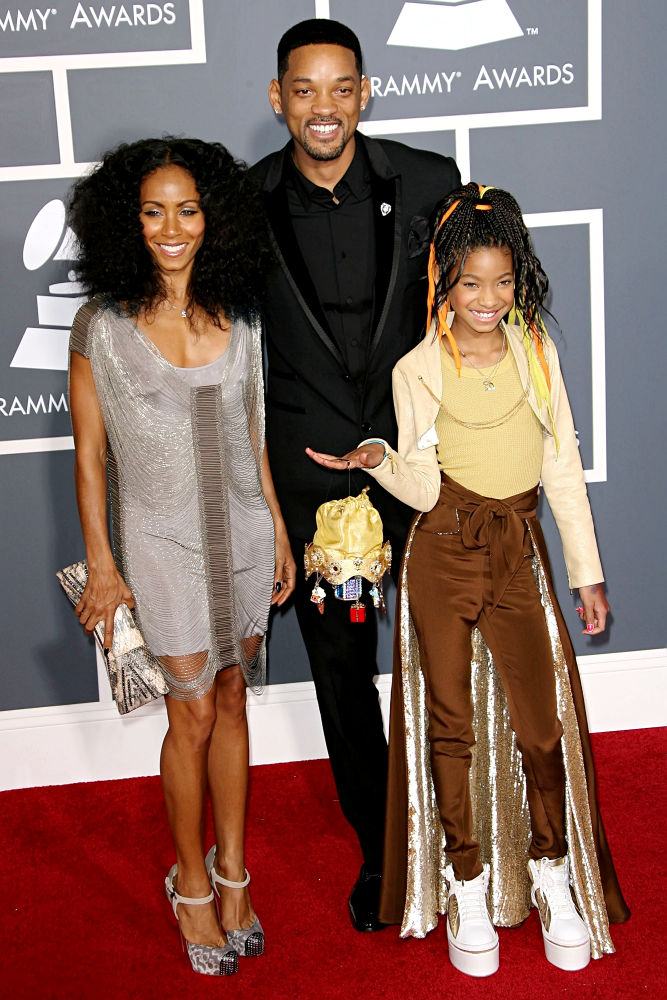 Jada Pinkett Smith;Will Smith;Willow Smith;<br>The 53rd Annual GRAMMY Awards - Red Carpet Arrivals