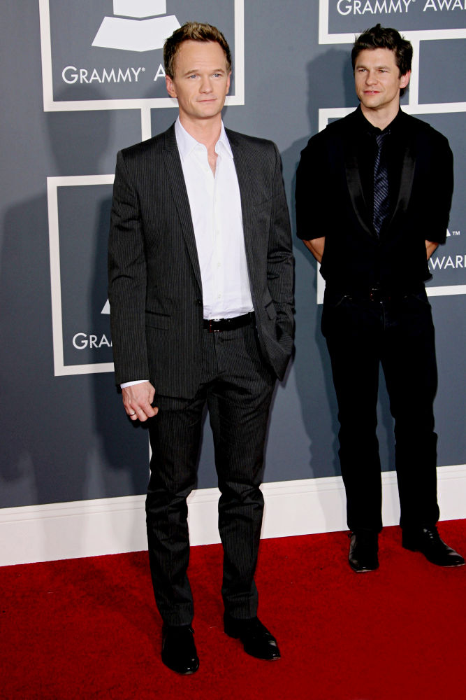 Neil Patrick Harris;David Burtka;<br>The 53rd Annual GRAMMY Awards - Red Carpet Arrivals