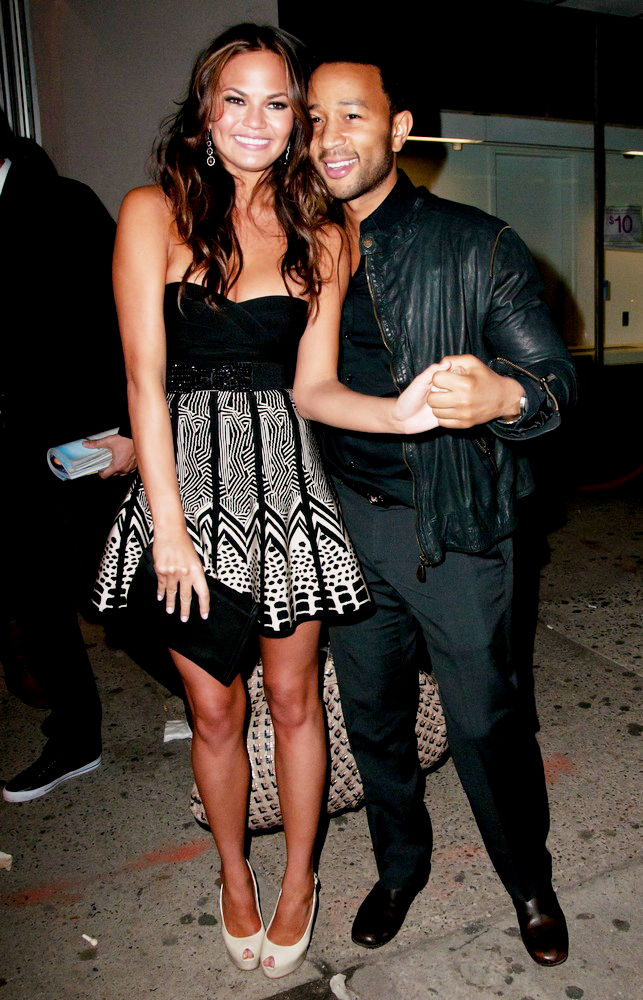 John Legend;Chrissy Teigen;<br>The 2011 Sports Illustrated Swimsuit Launch Party