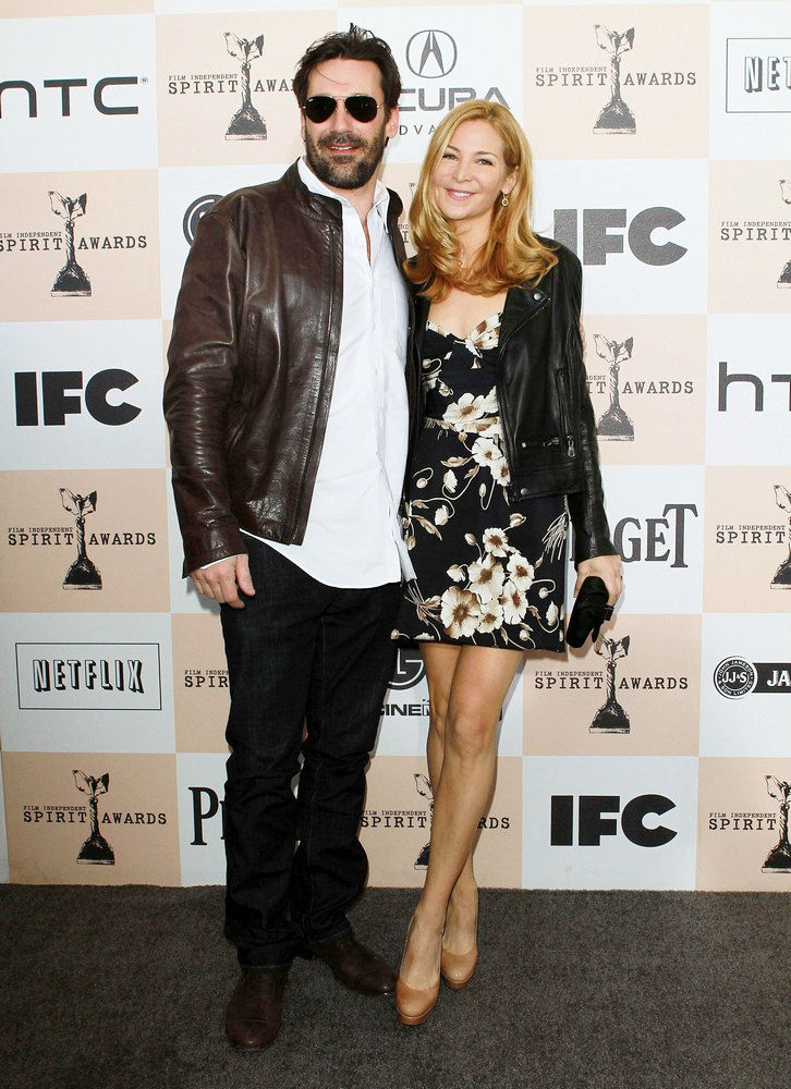 Jon Hamm;Jennifer Westfeldt;<br>The 2011 Film Independent Spirit Awards - Arrivals