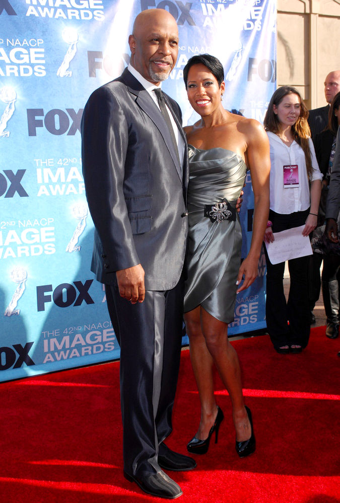 James Pickens Jr.;Regina King;<br>42nd NAACP Image Awards - Arrivals