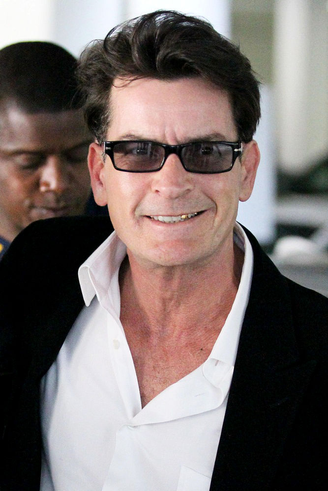 Charlie Sheen;<br>Charlie Sheen Leaving An Office Building in Beverly Hills