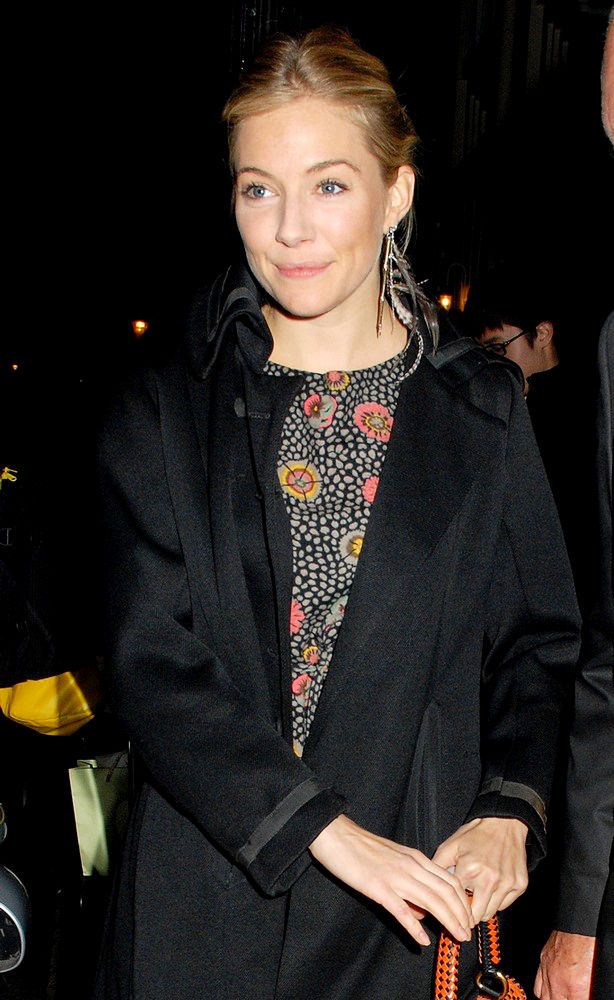 Sienna Miller;<br>Sienna Miller Leaving The Theatre Royal Haymarket After Performing in 'Flare Path'