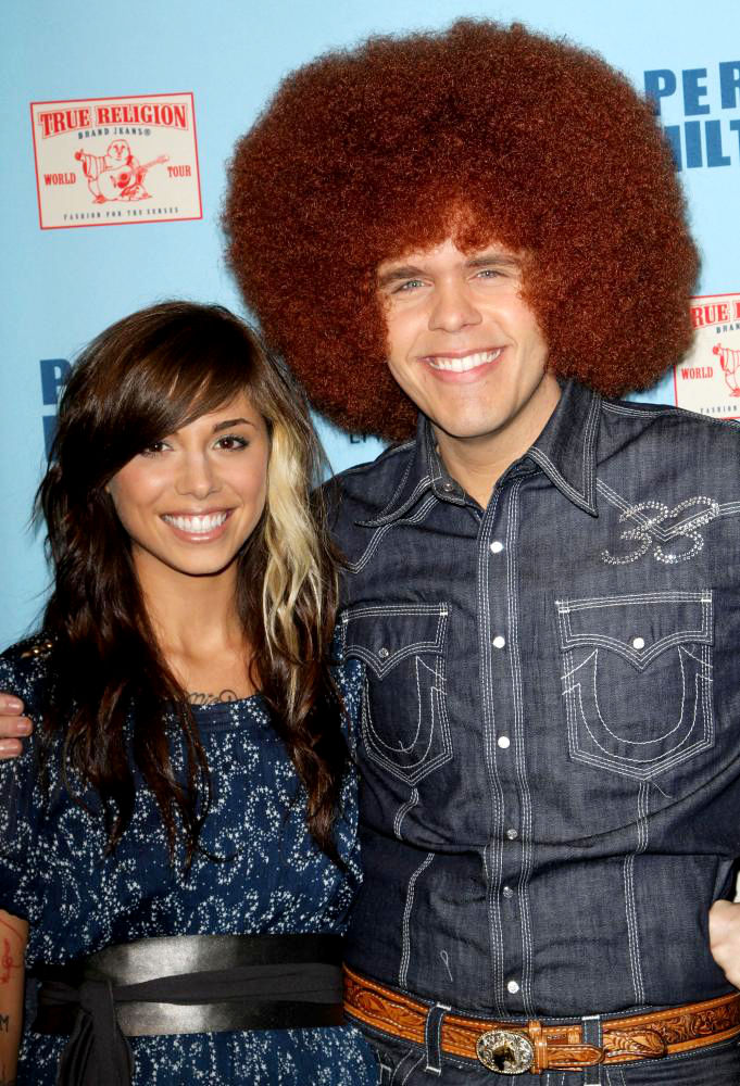 Christina Perri;Perez Hilton;<br>'Perez Hilton's Blue Ball 33rd Birthday Celebration' - Arrivals