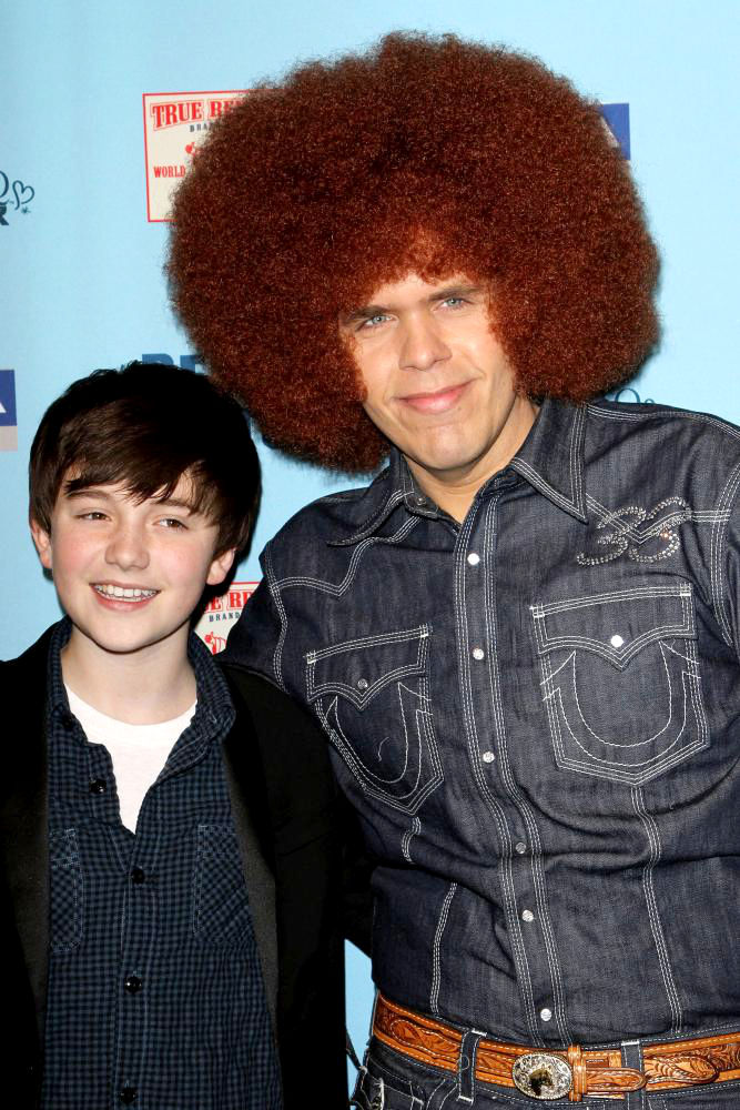 Greyson Chance;Perez Hilton;<br>'Perez Hilton's Blue Ball 33rd Birthday Celebration' - Arrivals