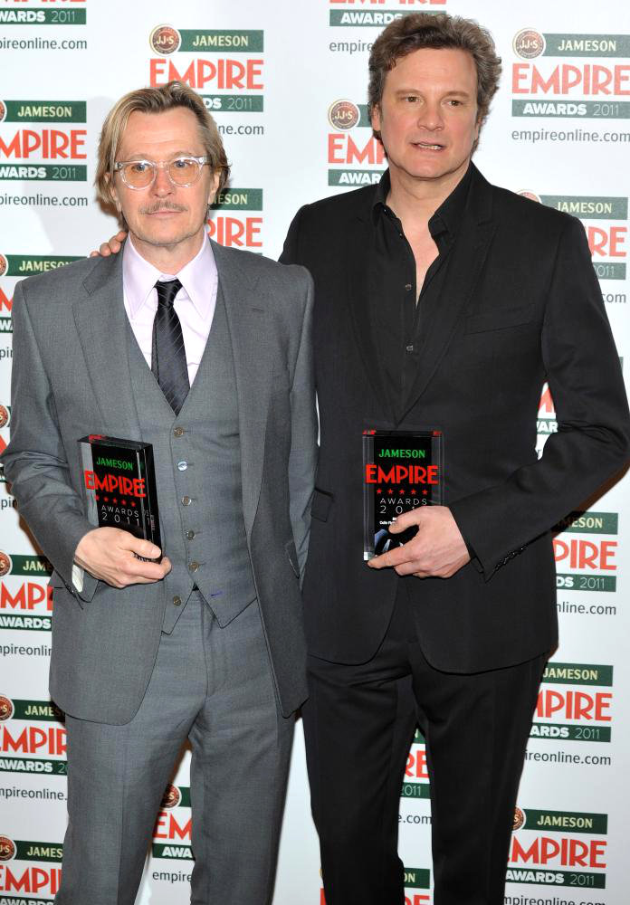 Gary Oldman;Colin Firth;<br>The Jameson Empire Awards 2011 - Press Room