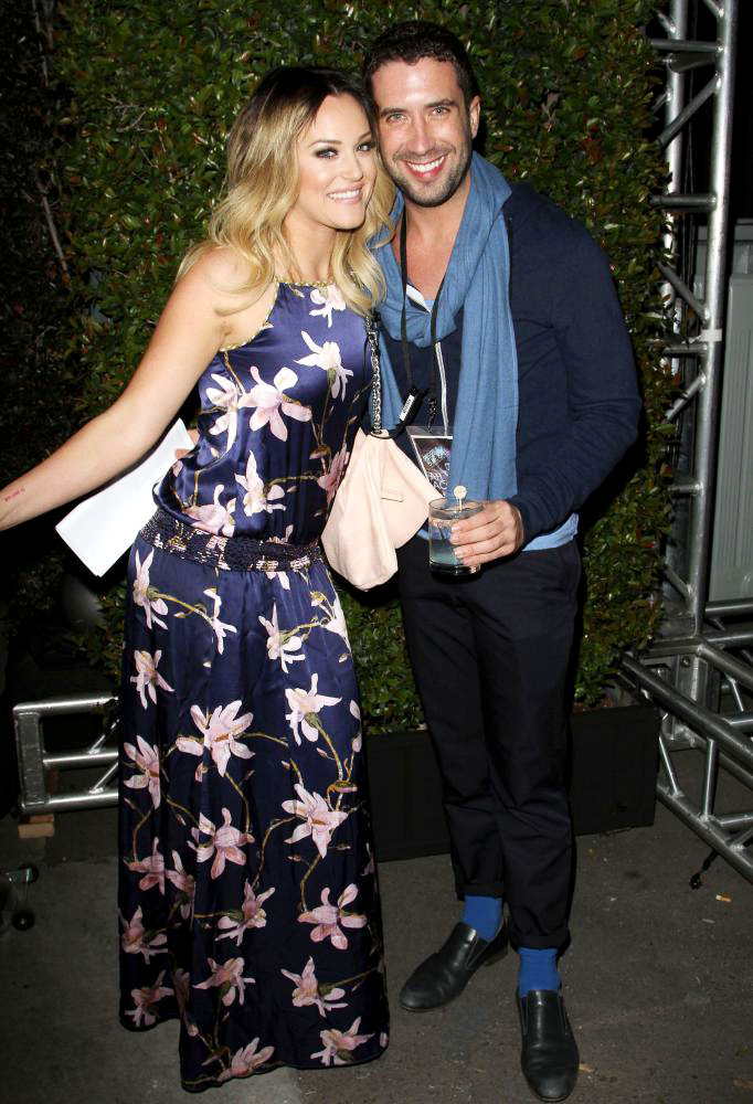 Lacey Schwimmer;Ben Russo;<br>'Perez Hilton's Blue Ball 33rd Birthday Celebration' - Arrivals